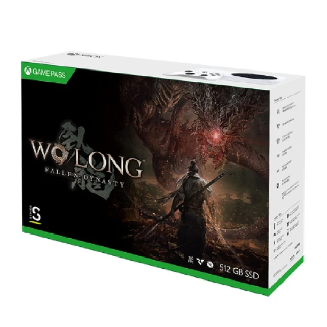 Microsoft 微軟 Xbox Series S 512GB 數位版主機 臥龍：蒼天殞落 特仕款(附T恤)