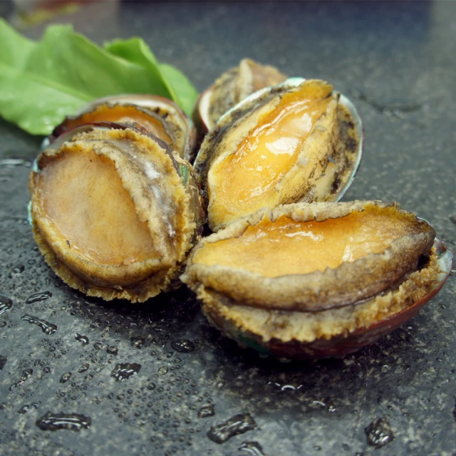 海味之冠帶殼大連鮑魚2盒(1kg/盒/約18-25粒)