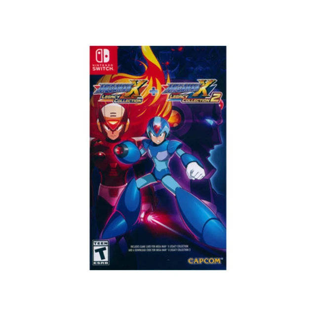 Nintendo 任天堂 NS Switch 洛克人X週年紀念合集1+2中英日文美版