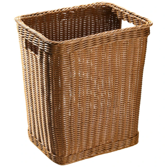 MGSHOP 方形仿藤編洗衣籃大款