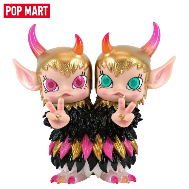 POP MART 泡泡瑪特 Molly STS 雙子獸 黑金版