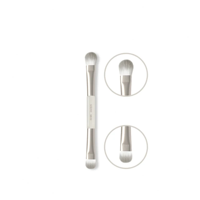 Solone 多功袖珍眼影鋪色雙頭刷(MB03 刷具)