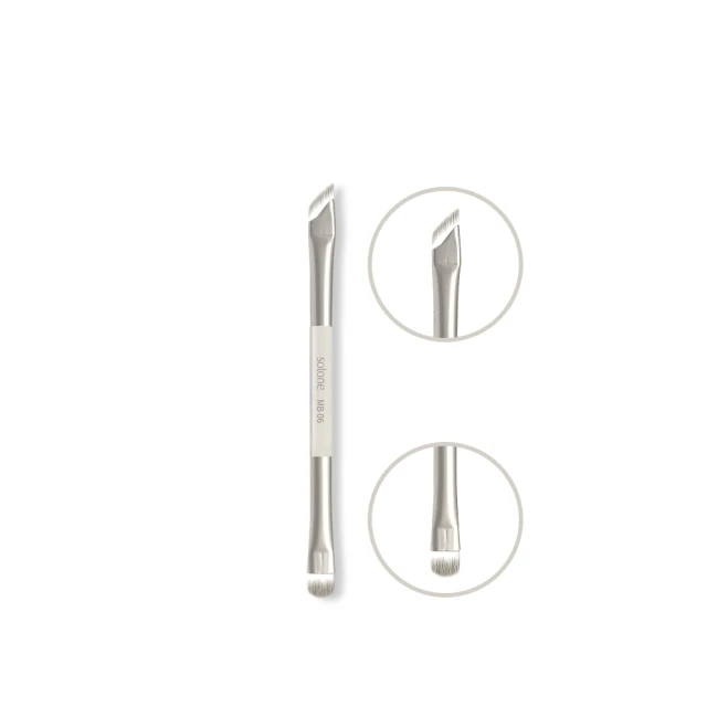 Solone 多功袖珍斜角細節雙頭刷(MB06 刷具)