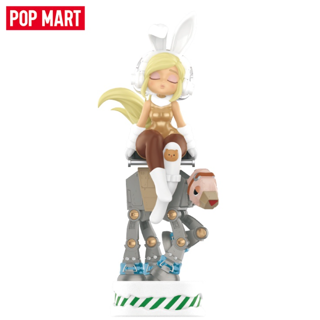 POP MART 泡泡瑪特 COOLABO 白色冬日兔女郎