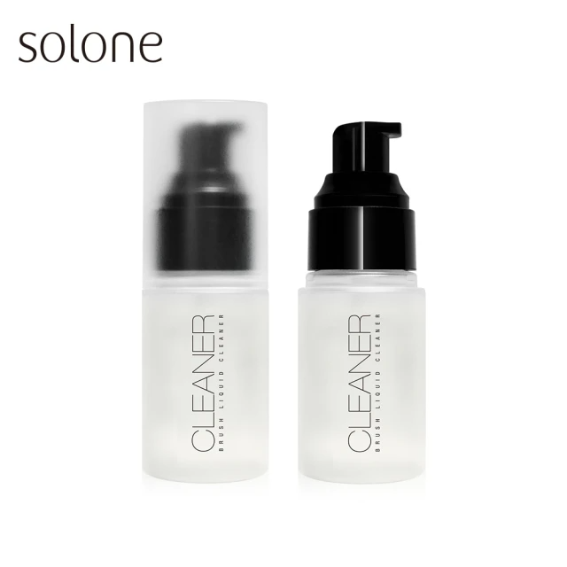 Solone 專屬刷具水洗清潔液35ml(粉撲/海綿可用)