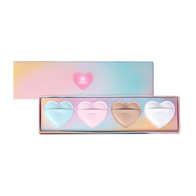 Solone 告白原聲帶舒芙蕾禮盒(彈力心形4入)
