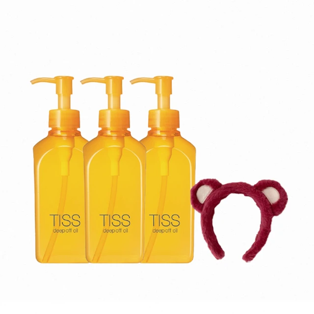 TISS 深層卸妝油 230mL(毛孔潔淨升級型 3入組)
