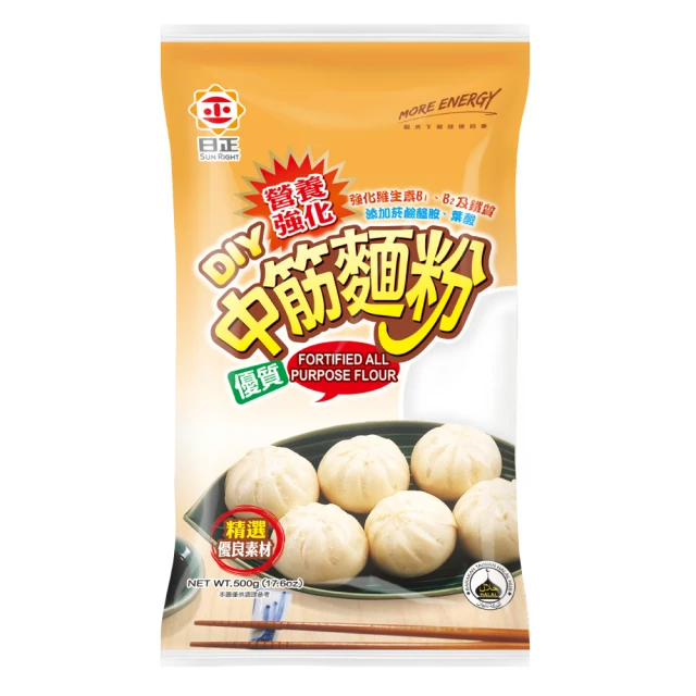 日正 營養強化優質中筋麵粉500g