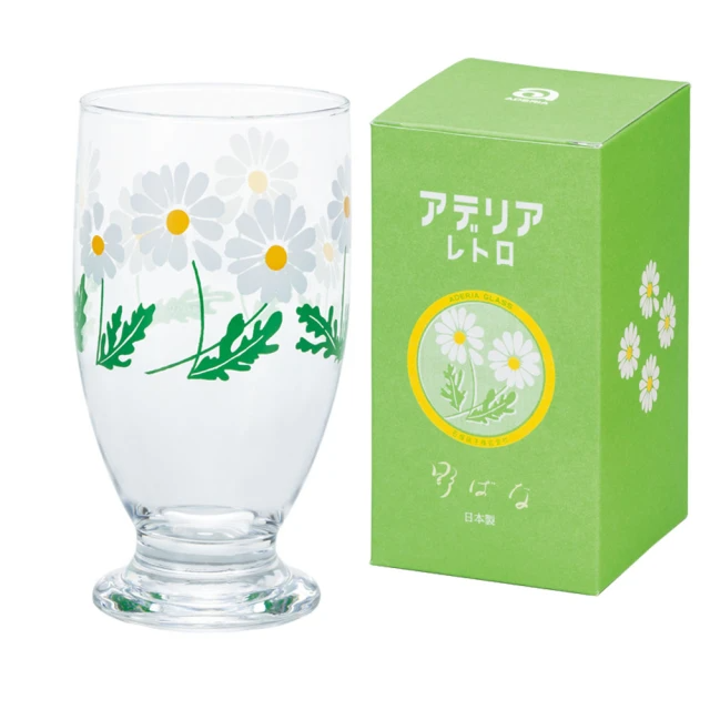 ADERIA  日式玻璃杯 雛菊款/335ml