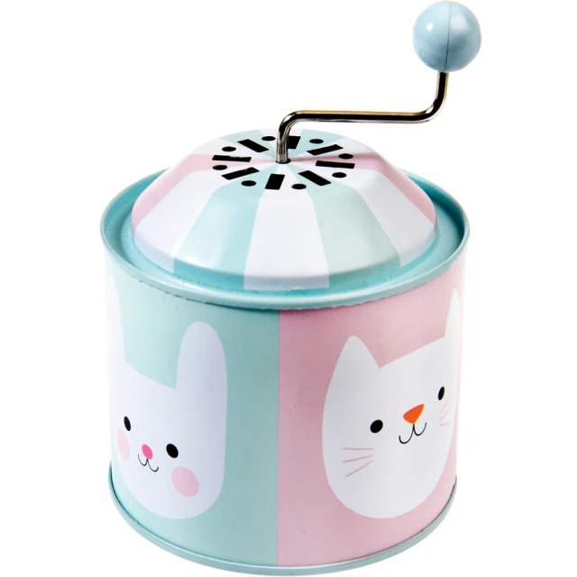 Rex LONDON 手搖音樂盒 繽紛動物