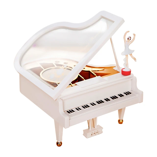 旋轉跳躍 跳舞女孩鋼琴旋轉音樂盒