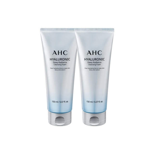 AHC 超能玻尿酸肌亮保濕洗面乳 (150ml/2入組)