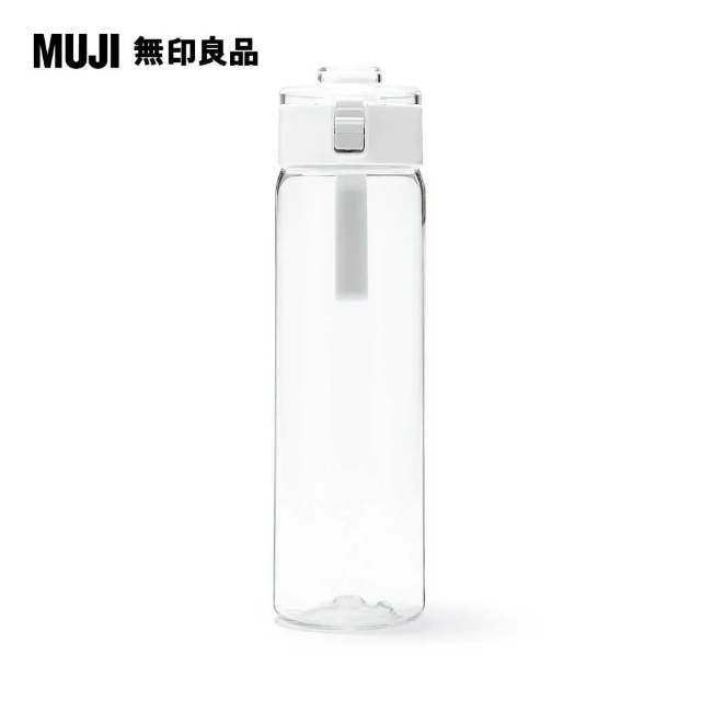 【MUJI 無印良品】攜帶式透明水壺/800ml