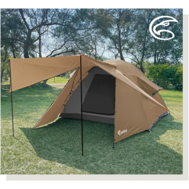 ADISI 槲櫟庭院四人帳AT23055 卡其棕