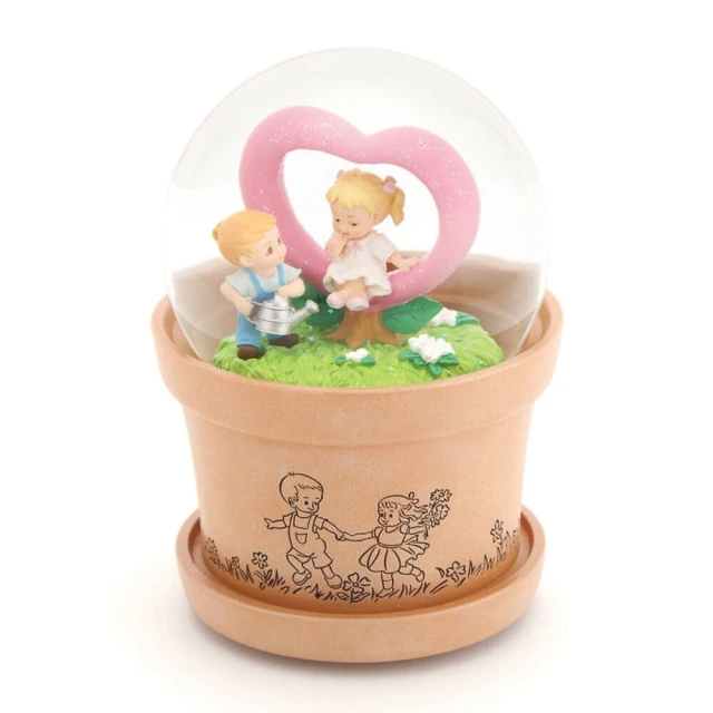 JARLL 讚爾藝術 珍愛旋轉音樂盒盆栽