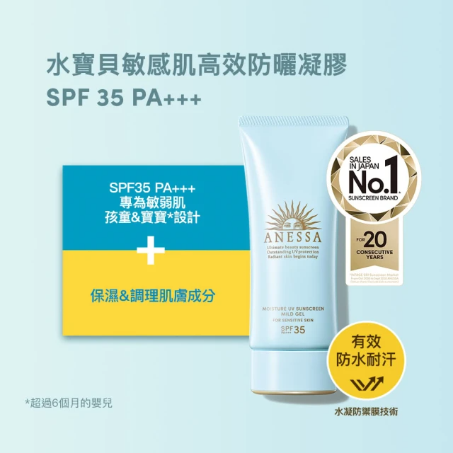 ANESSA-安耐曬 水寶貝 敏感肌高效防曬凝膠N 90g