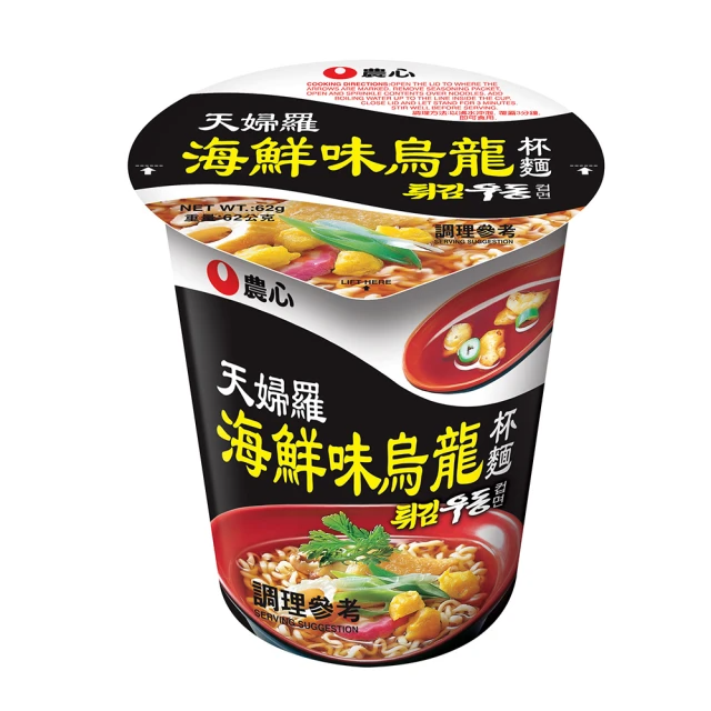 農心 天婦羅海鮮烏龍杯麵(62g)