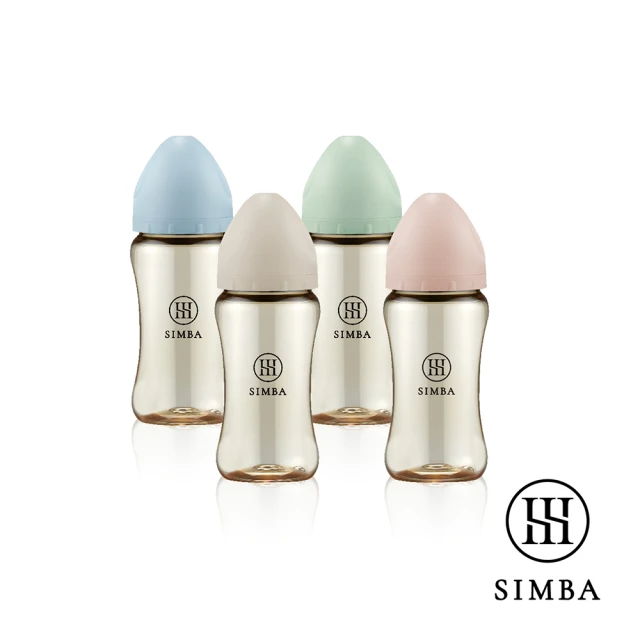 Simba 小獅王辛巴  蘊蜜鉑金PPSU寬口防脹氣奶瓶4支組(270ml)