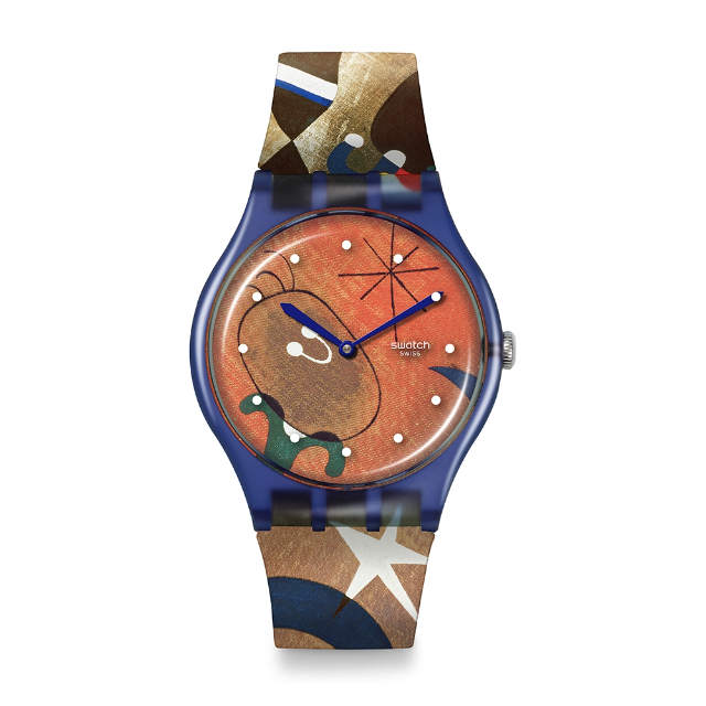 【SWATCH】New Gent 英國 TATE 美術館藏聯名 MIRO 女人與月光 (41mm) SO29Z136