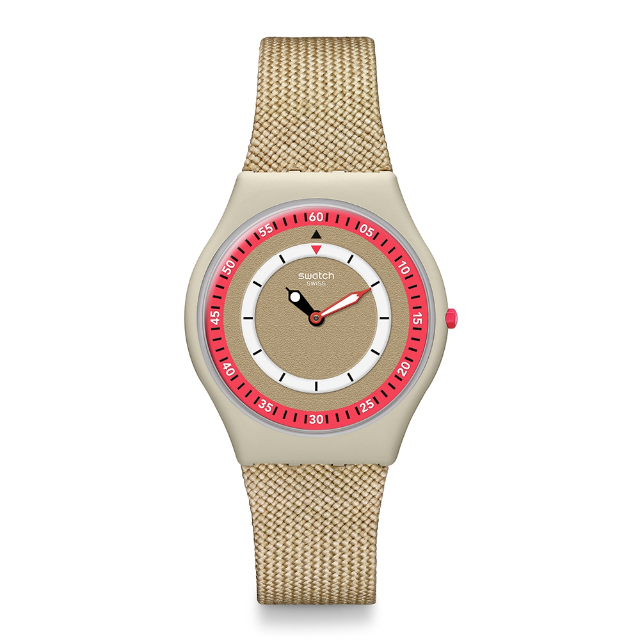 【SWATCH】SKIN超薄系列手錶 CORAL DUNES (34mm) SS09T102