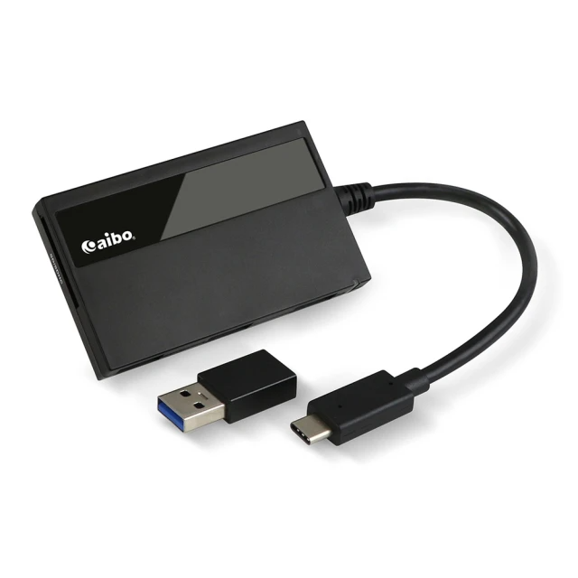 aibo AB24 Type-C/USB ATM晶片+記憶卡 多合一讀卡機