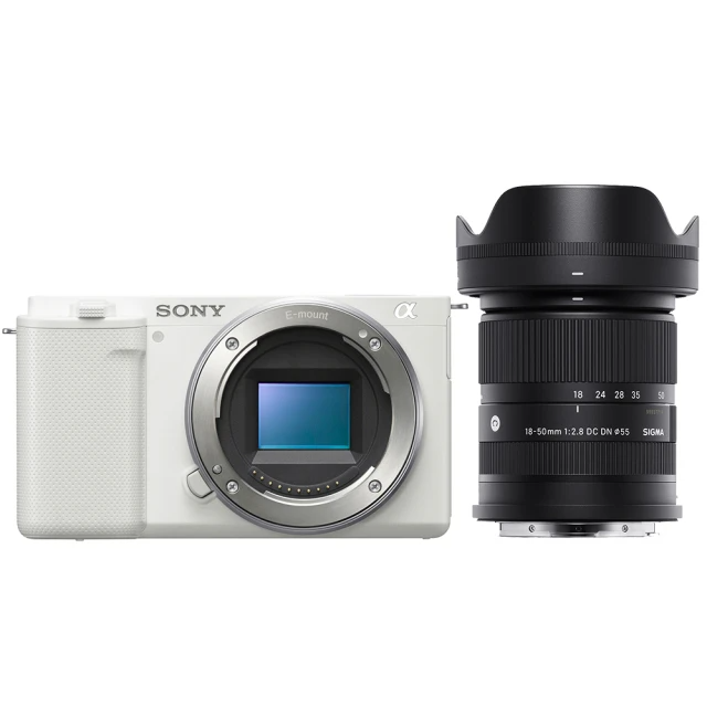 SONY 索尼 ZV-E10 附 SIGMA 18-50mm F2.8 DC DN微單眼數位相機 4K WIFI 翻轉螢幕