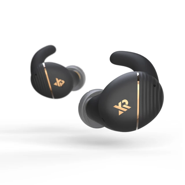 XROUND FORGE NC 智慧降噪真無線藍芽耳機-黑金色