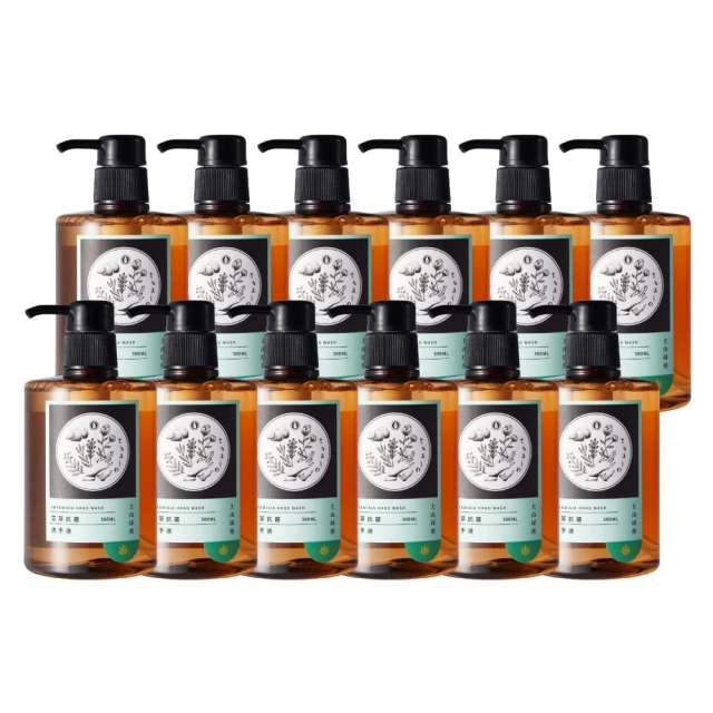 tsaio 上山採藥 艾草抗菌洗手液12入
