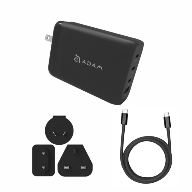 ADAM 130W 氮化鎵GaN 四孔 OMNIA Pro 130 旅行萬用電源供應器