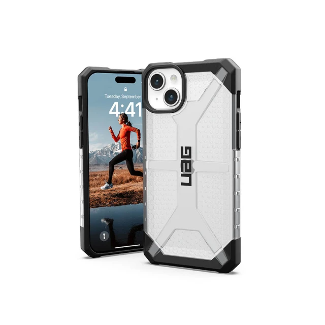UAG iPhone 15 Plus 耐衝擊保護殼-透明