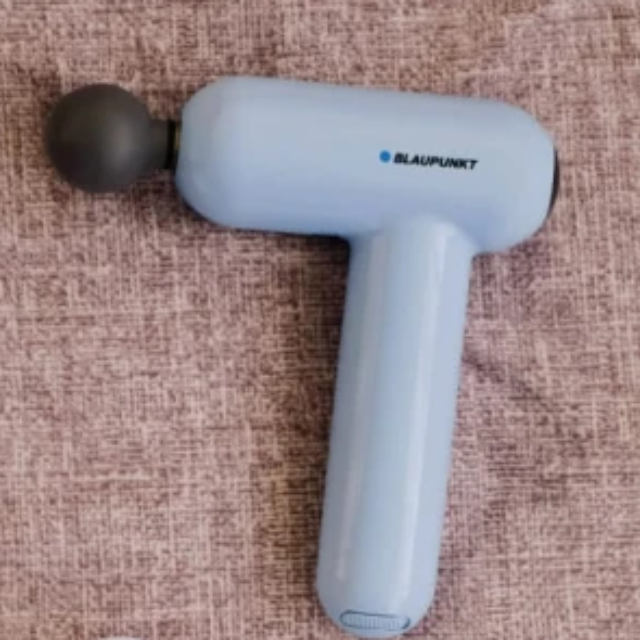 BLAUPUNKT 藍寶 mini USB隨身筋膜震動按摩槍(BPB-M07HU)-貝殼藍