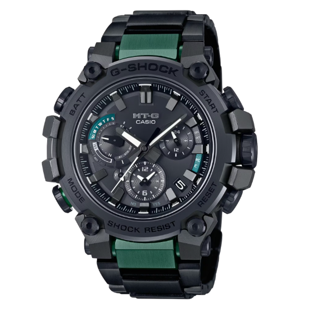 CASIO 卡西歐 G-SHOCK MT-G 碳纖維核心 太陽能智慧藍芽 輕量電波錶 (MTG-B3000BD-1A2)
