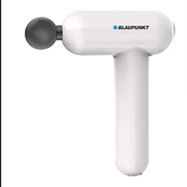 BLAUPUNKT 藍寶 mini USB隨身筋膜震動按摩槍(BPB-M07HU)- 珍珠白