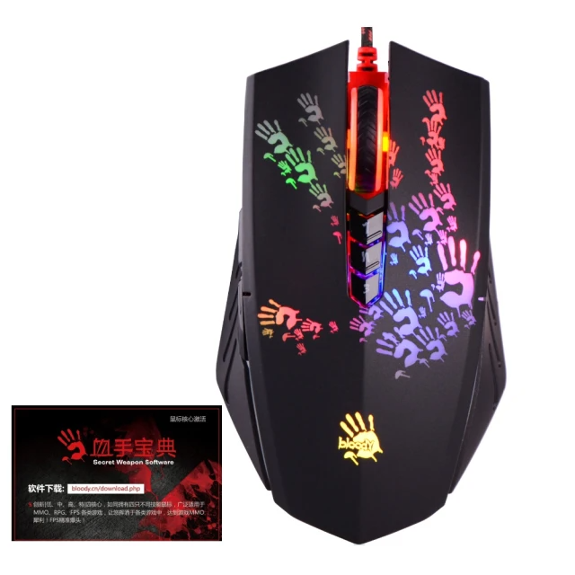A4 Bloody血手幽靈 A60 光微動電競滑鼠