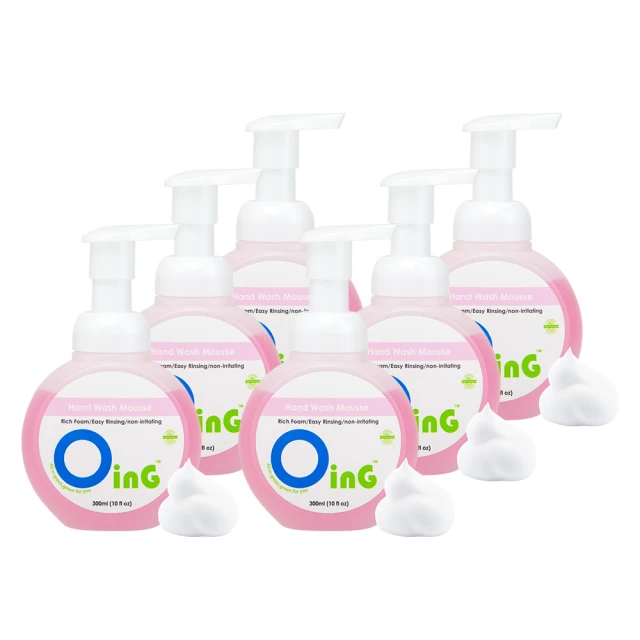 清淨海 歐瀅植萃香氛洗手慕斯x6入