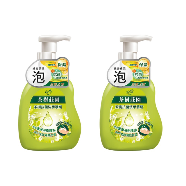 茶樹莊園 茶樹抗菌洗手慕斯x2入
