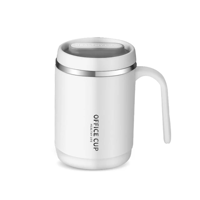 ANTIAN   316不鏽鋼馬克杯   410ML(素雅白*2入)