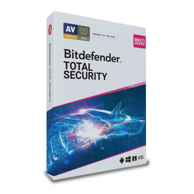 Bitdefender- 繁中版18個月Total Security 全方位跨平台3台(Windows Mac 跨平台手機防毒)