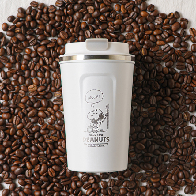 SNOOPY 史努比恬靜生活 萬用不鏽鋼咖啡杯-A款