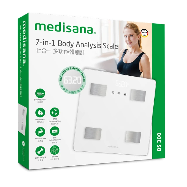 德國 medisana 七合一多功能體脂計