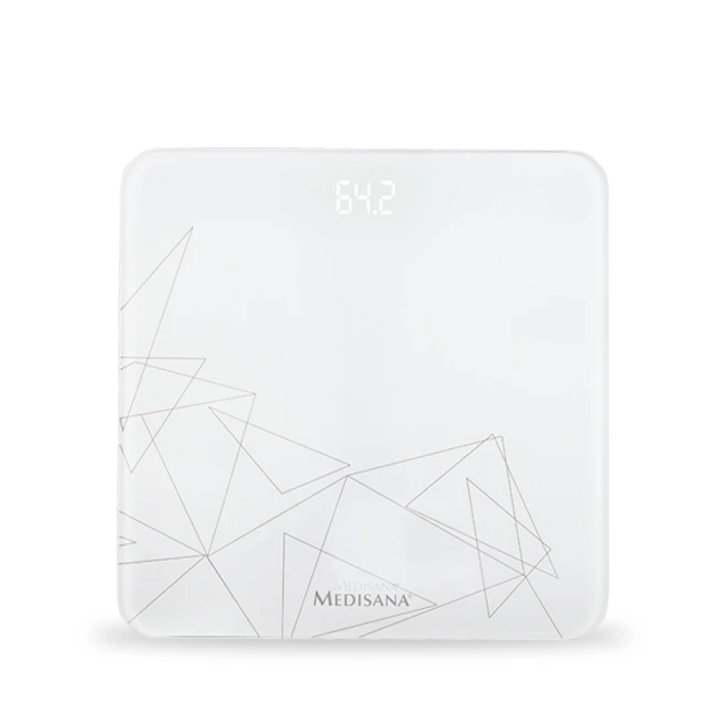 德國 medisana 純白幾何體重計