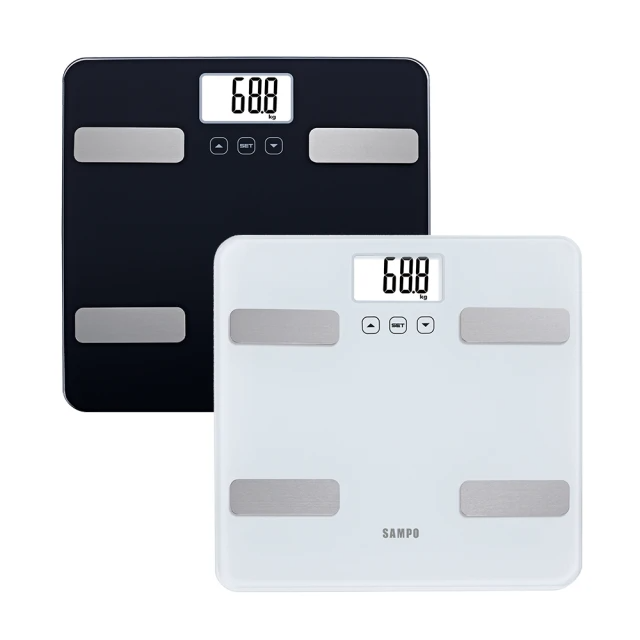 SAMPO 聲寶 大螢幕自動電子體重計/體脂計/2色