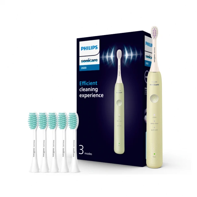 【Philips 飛利浦】Sonicare輕柔舒敏音波震動牙刷-小彩刷綠 (HX2411/03)