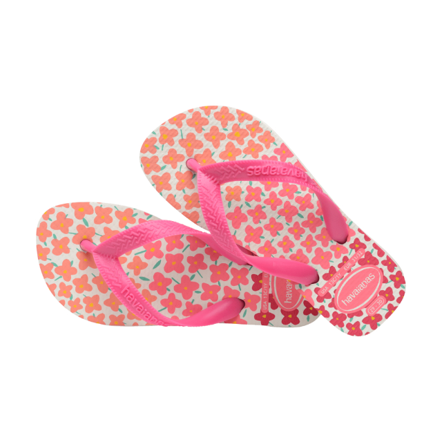 Havaianas 哈瓦仕 童鞋 花朵 桃紅