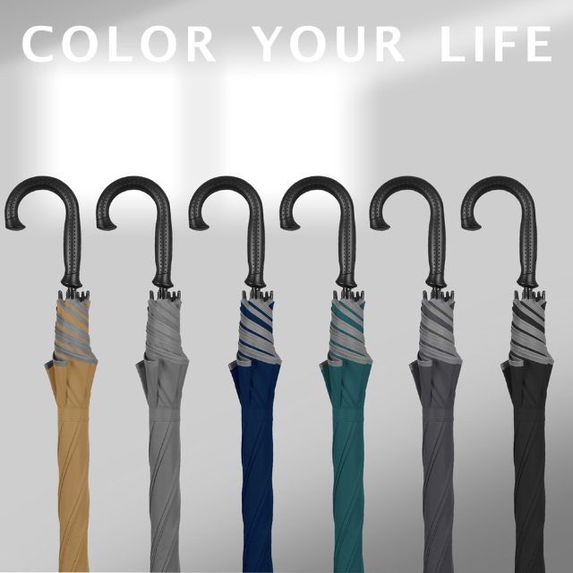 雙龍牌 希臘降溫13度黑膠自動傘自動開收傘 B6290NF