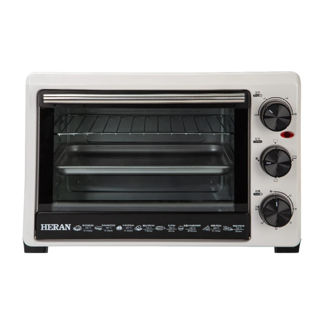 HERAN 禾聯 20公升雙層玻璃電烤箱-白色(HEO-20GL010)