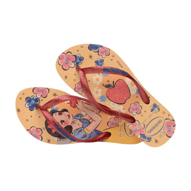 Havaianas 哈瓦仕 拖鞋 白雪公主 橘紅