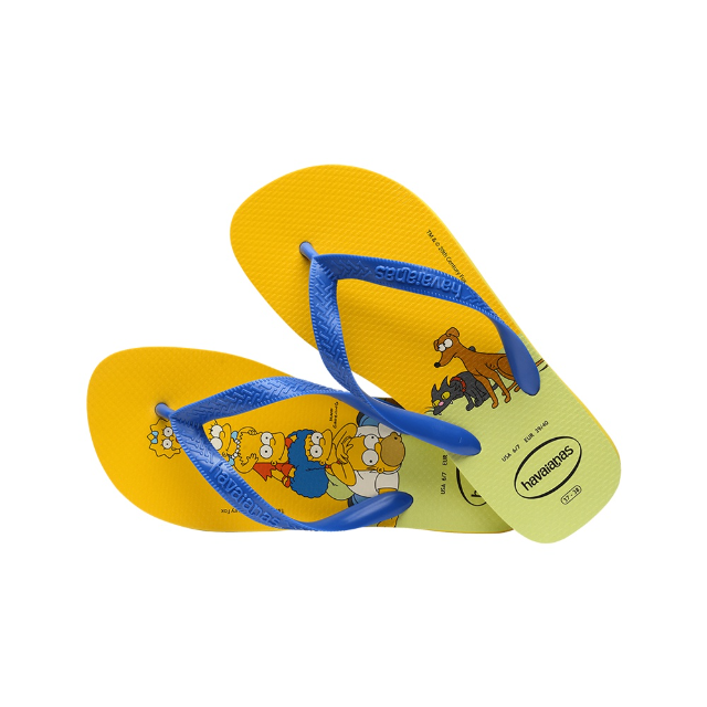 Havaianas 哈瓦仕 童鞋 辛普森家族 藍