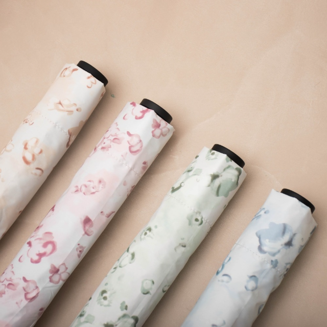 【富雨洋傘】暈染花朵碳纖手開傘(M56)