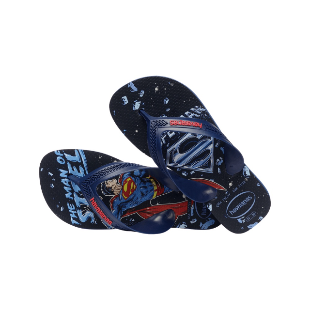 Havaianas 哈瓦仕 童鞋 超人 深藍